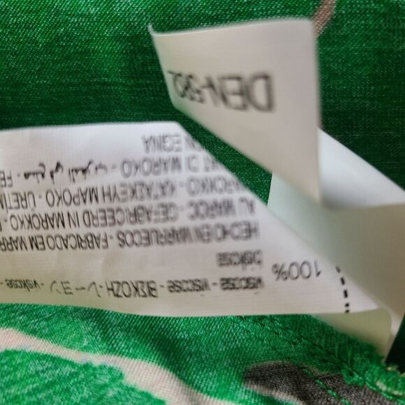 NEW zara blogger favorite green satin effect slip dress size XL (hard to find!) - Picture 11 of 11